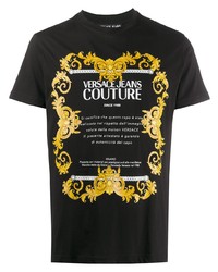 VERSACE JEANS COUTURE Baroque Print Logo T Shirt