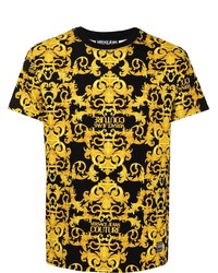 VERSACE JEANS COUTURE Baroque Print Short Sleeve T Shirt