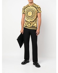 Versace Baroque Style Print T Shirt