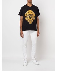 VERSACE JEANS COUTURE Barroco Logo Print T Shirt