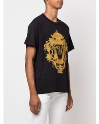 VERSACE JEANS COUTURE Barroco Logo Print T Shirt