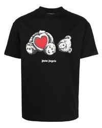 Palm Angels Bear In Love Logo T Shirt