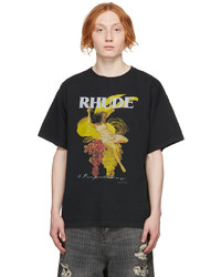 Rhude Black A Perfect Day T Shirt
