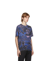 Paul Smith Black And Blue Landscape T Shirt
