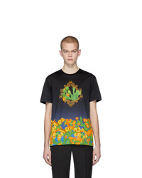 Versace Black And Blue Palm Springs T Shirt