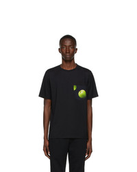 Paul Smith 50th Anniversary Black And Green Gents Apple Pocket T Shirt