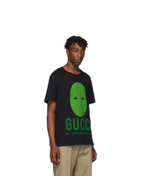 Gucci Black And Green Manifesto T Shirt