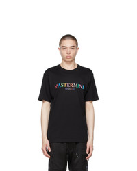 Mastermind World Black And Multicolor Logo T Shirt
