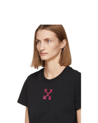 Off-White Black And Pink Arrows T Shirt