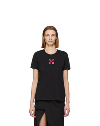 Off-White Black And Pink Arrows T Shirt