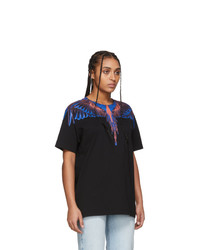 Marcelo Burlon County of Milan Black And Pink Wings T Shirt