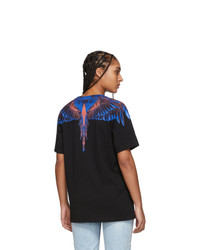 Marcelo Burlon County of Milan Black And Pink Wings T Shirt