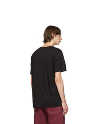 Neil Barrett Black And Red Chaotic Subway Loose T Shirt