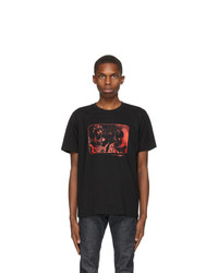 Eastwood Danso Black And Red Graphic T Shirt