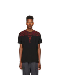Marcelo Burlon County of Milan Black And Red Wings T Shirt