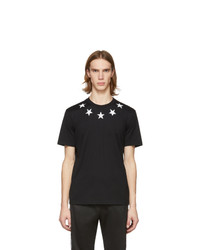 Givenchy Black And White Vintage Stars T Shirt