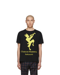 Gucci Black And Yellow Chateau Marmont T Shirt