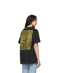 Off-White Black And Yellow Halftone Over T Shirt