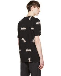 Paul Smith Black Ant Print T Shirt