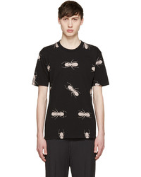Paul Smith Black Ant Print T Shirt