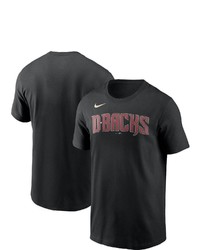 Nike Black Arizona Diamondbacks Team Wordmark T Shirt