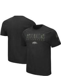 Colosseum Black Arkansas Razorbacks Big Tall Oht Military Appreciation Informer T Shirt At Nordstrom