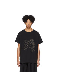 Yohji Yamamoto Black Asakura T Shirt