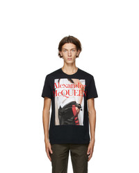 Alexander McQueen Black Atelier Print T Shirt