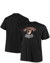 PROFILE Black Baltimore Orioles Big Tall Pop T Shirt