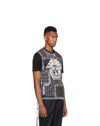 Versace Black Bandana Medusa T Shirt