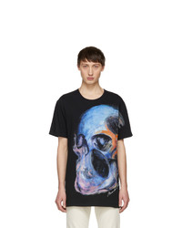 Alexander McQueen Black Big Skull T Shirt