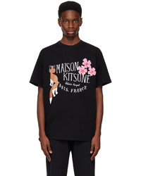 MAISON KITSUNÉ Black Bill Rebholz Edition Palais T Shirt