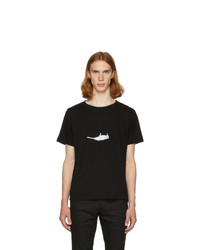 Saint Laurent Black Bird T Shirt