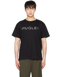 Mugler Black Bonded T Shirt