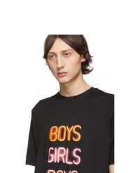Neil Barrett Black Boys Girls Boys T Shirt