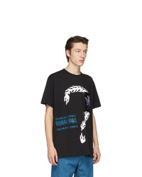 Givenchy Black Burning Question Oversize T Shirt