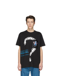 Givenchy Black Burning Question Oversize T Shirt