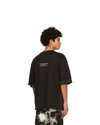 Dolce and Gabbana Black Camo Pocket T Shirt