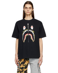 BAPE Black Camo Shark T Shirt