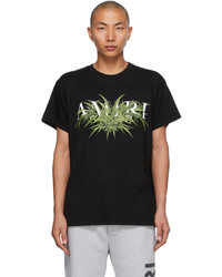 Amiri Black Cannabis Diagram T Shirt