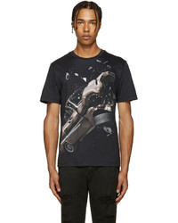 Christopher Kane Black Car Crash T Shirt