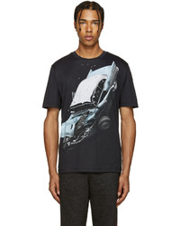 Christopher Kane Black Car Crash T Shirt