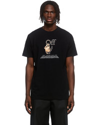 Off-White Black Caravaggio Hand Graphic T Shirt