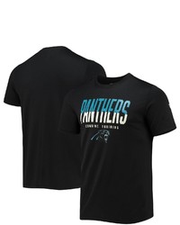 New Era Black Carolina Panthers Combine Authentic Big Stage T Shirt