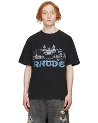 Rhude Black Casino T Shirt