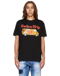 DSQUARED2 Black Caten Trip Cool T Shirt