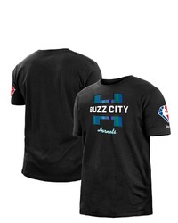 New Era Black Charlotte Hornets 202122 City Edition Brushed Jersey T Shirt At Nordstrom