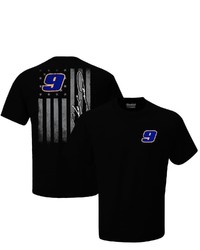 HENDRICK MOTORSPORTS TEAM COLLECTION Black Chase Elliott Tonal Flag T Shirt At Nordstrom