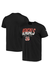 New Era Black Cincinnati Bengals Combine Authentic Big Stage T Shirt