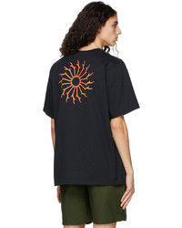 South2 West8 Black Circle Horn T Shirt